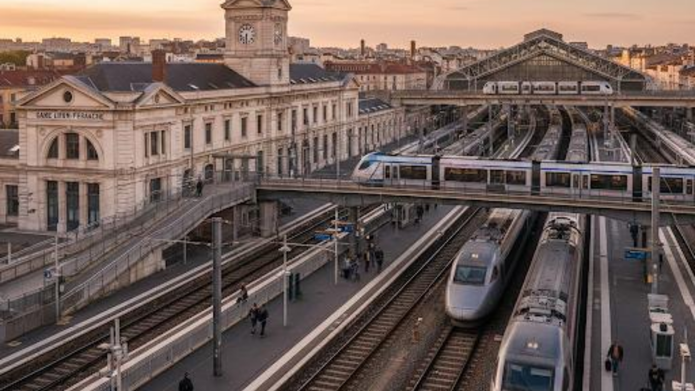 Gare Perrache Lyon - Service de taxi professionnel